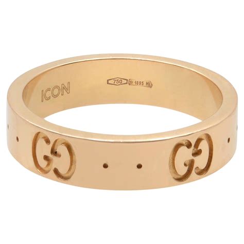 gucci ring rose gold|Gucci gold rings for women.